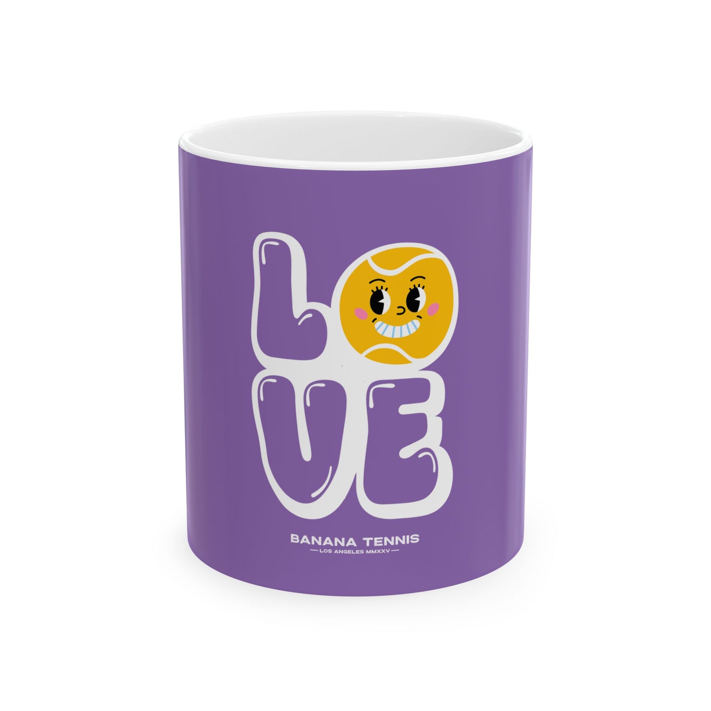 LOVE · Ceramic Mug · Purple