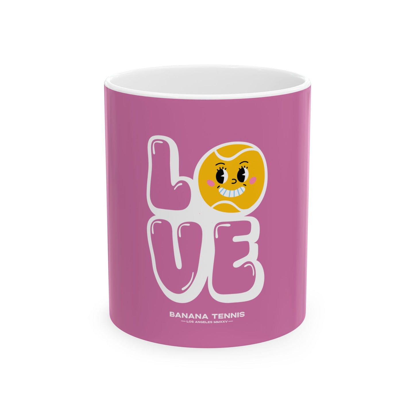 LOVE · Ceramic Mug · Pink