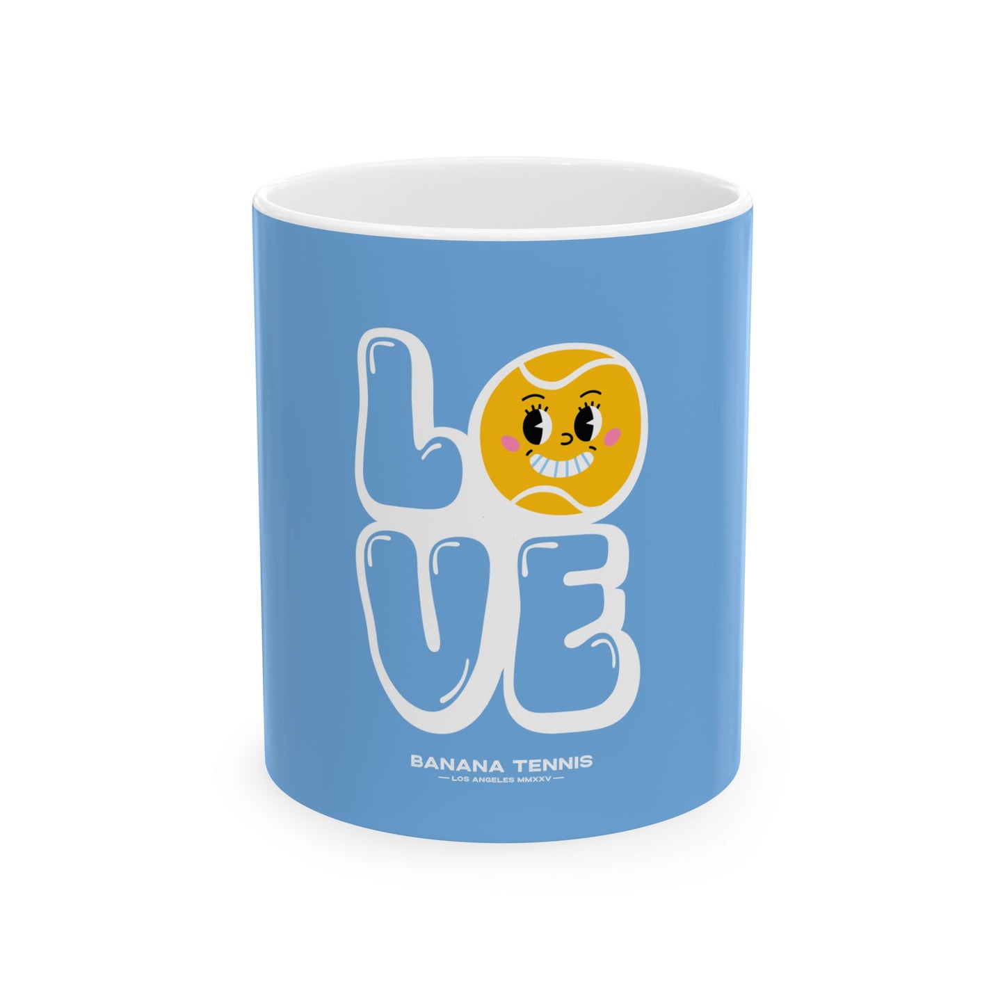LOVE · Ceramic Mug · Light Blue