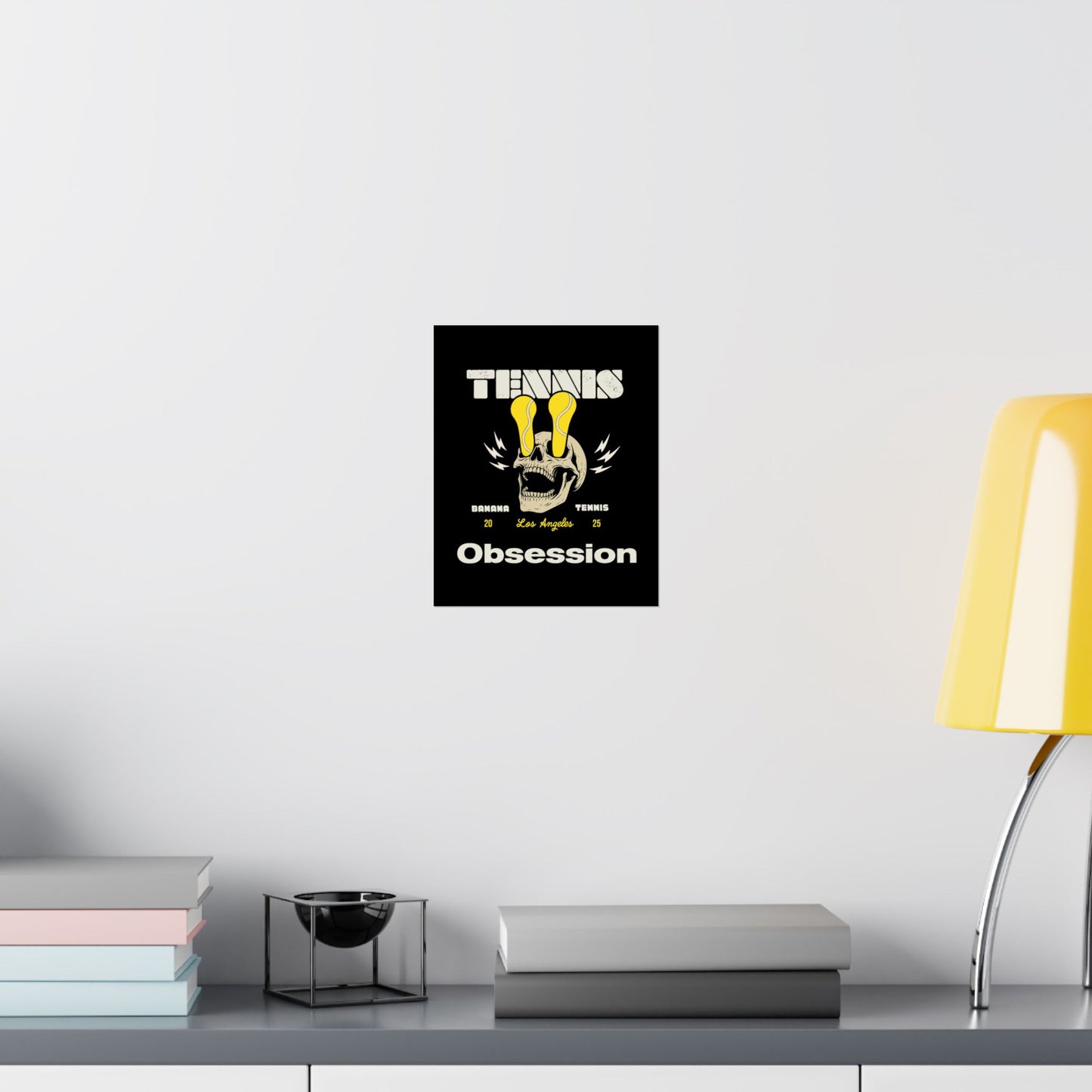TENNIS OBSESSION · Matte Poster · Black