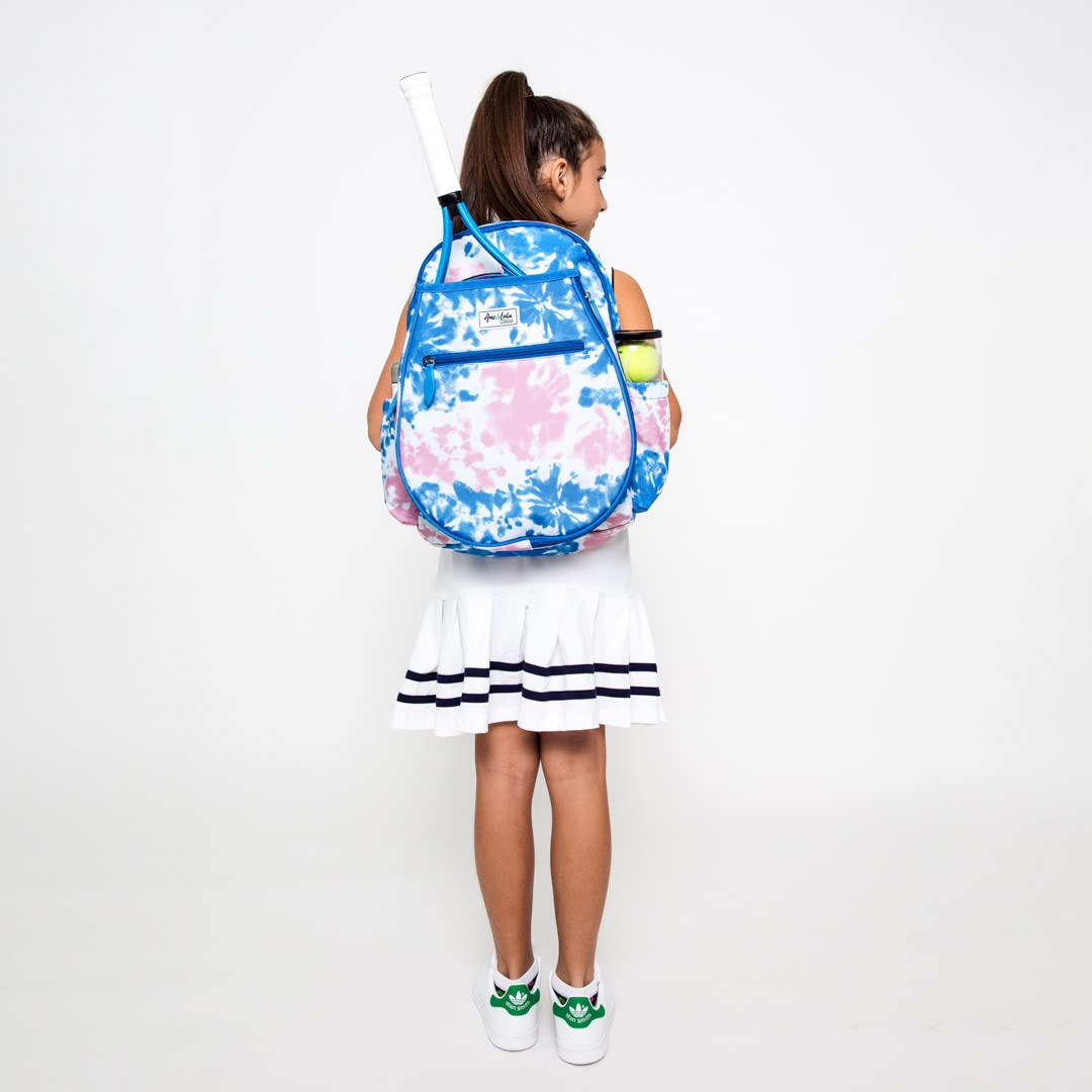 Big Love Tennis Backpack - 7/11 years old - Blue + Pink Tie Dye