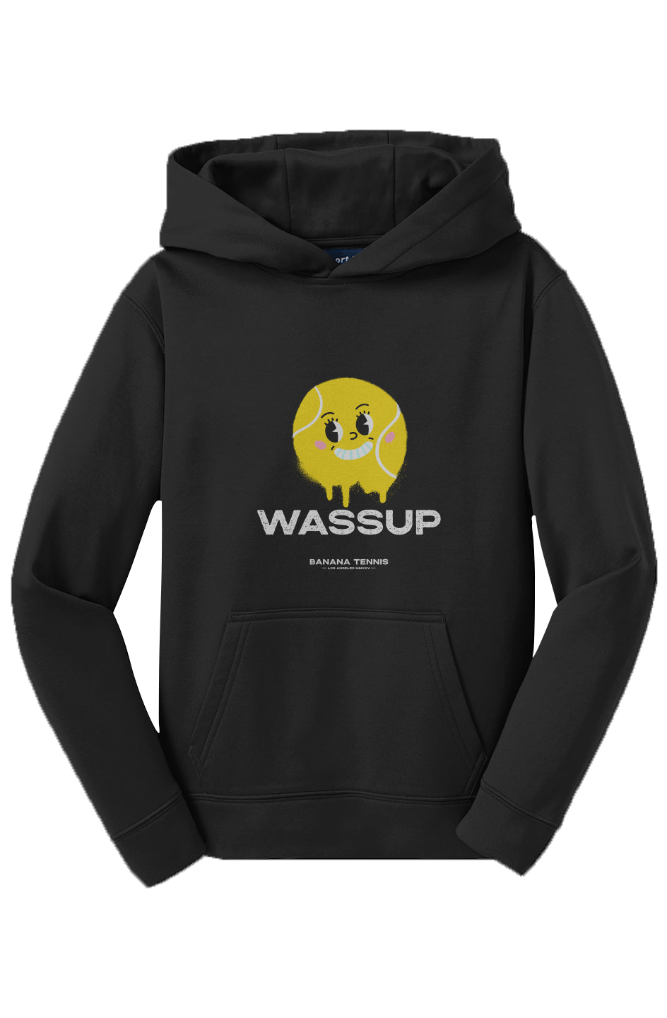WASSUP HOODIE Fleece Hooded Pullover