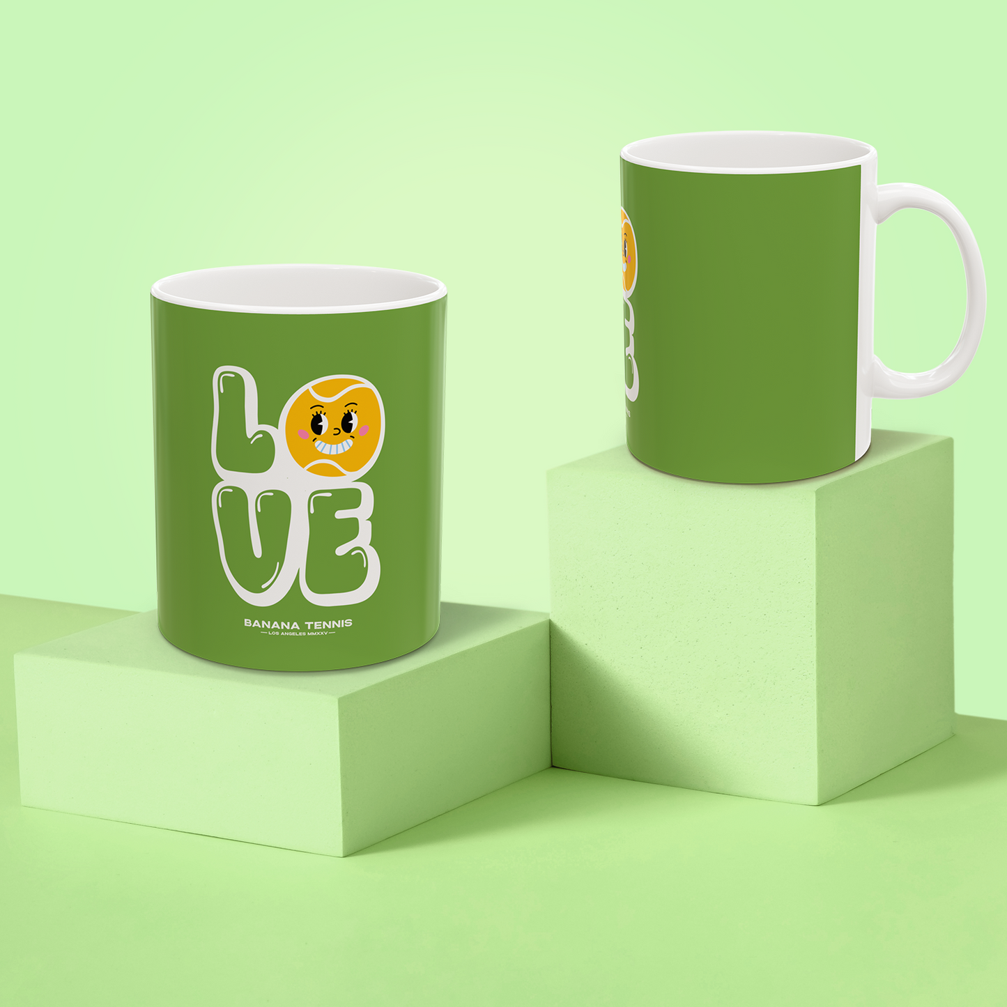 LOVE · Ceramic Mug · Green
