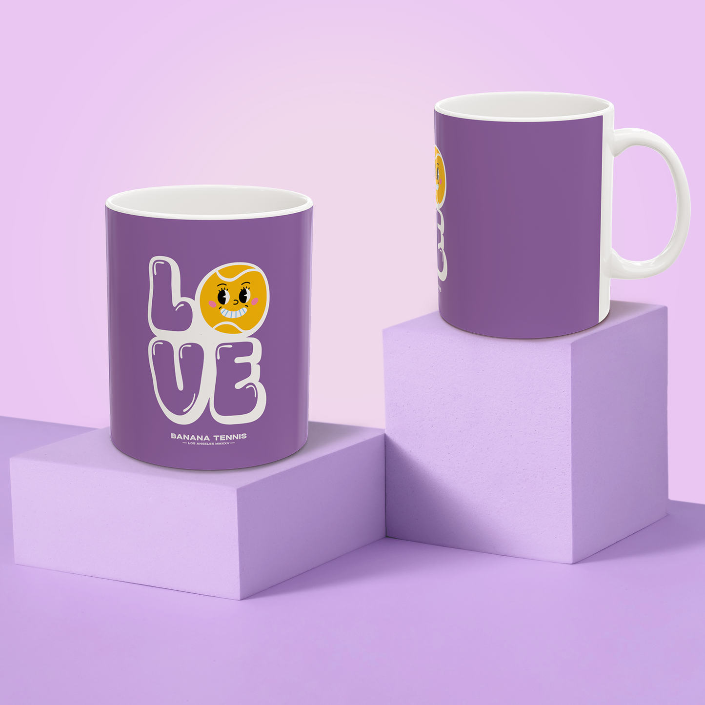 LOVE · Ceramic Mug · Purple