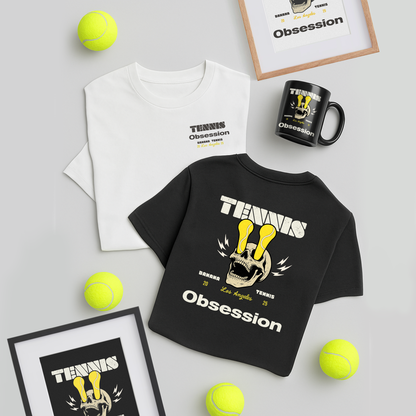 TENNIS OBSESSION · Tennis Gear, Serious Bold Style