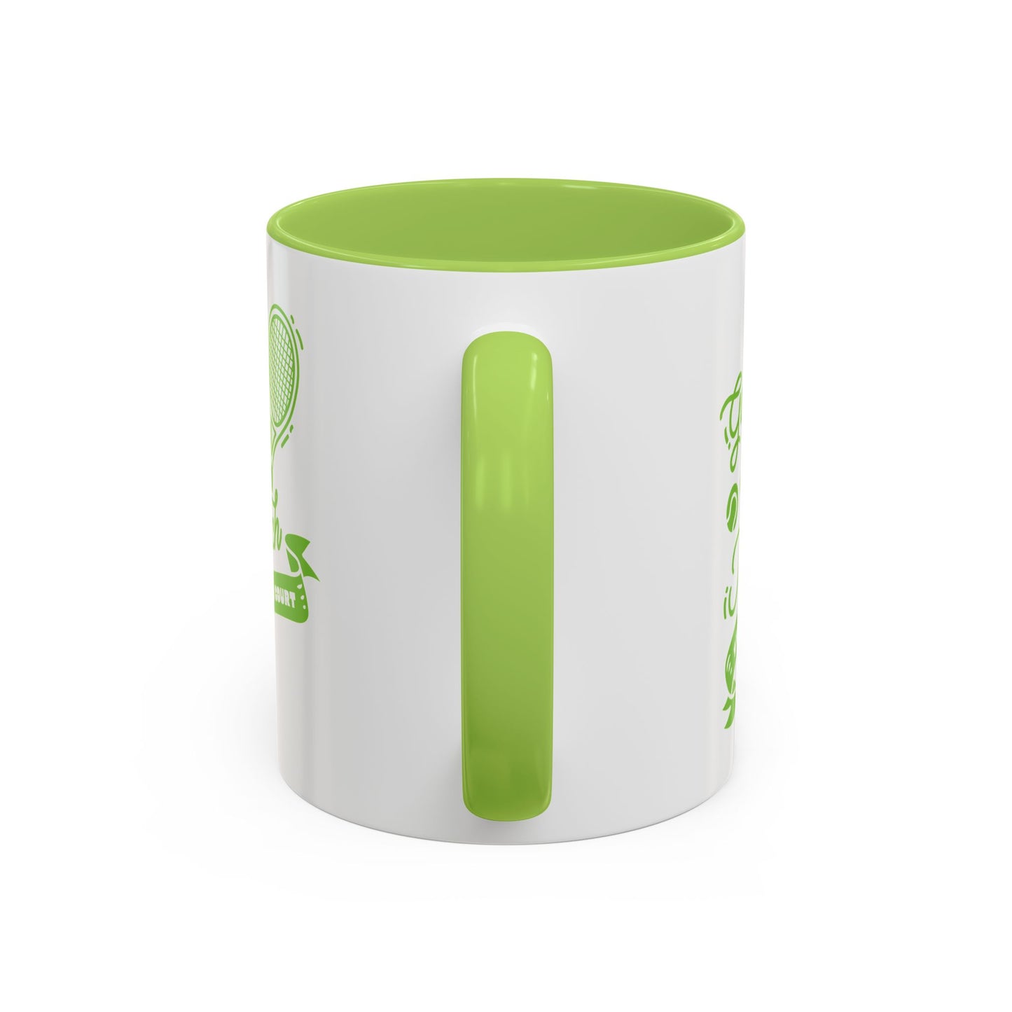 GAME SET MATCH · Tennis Mug · Green