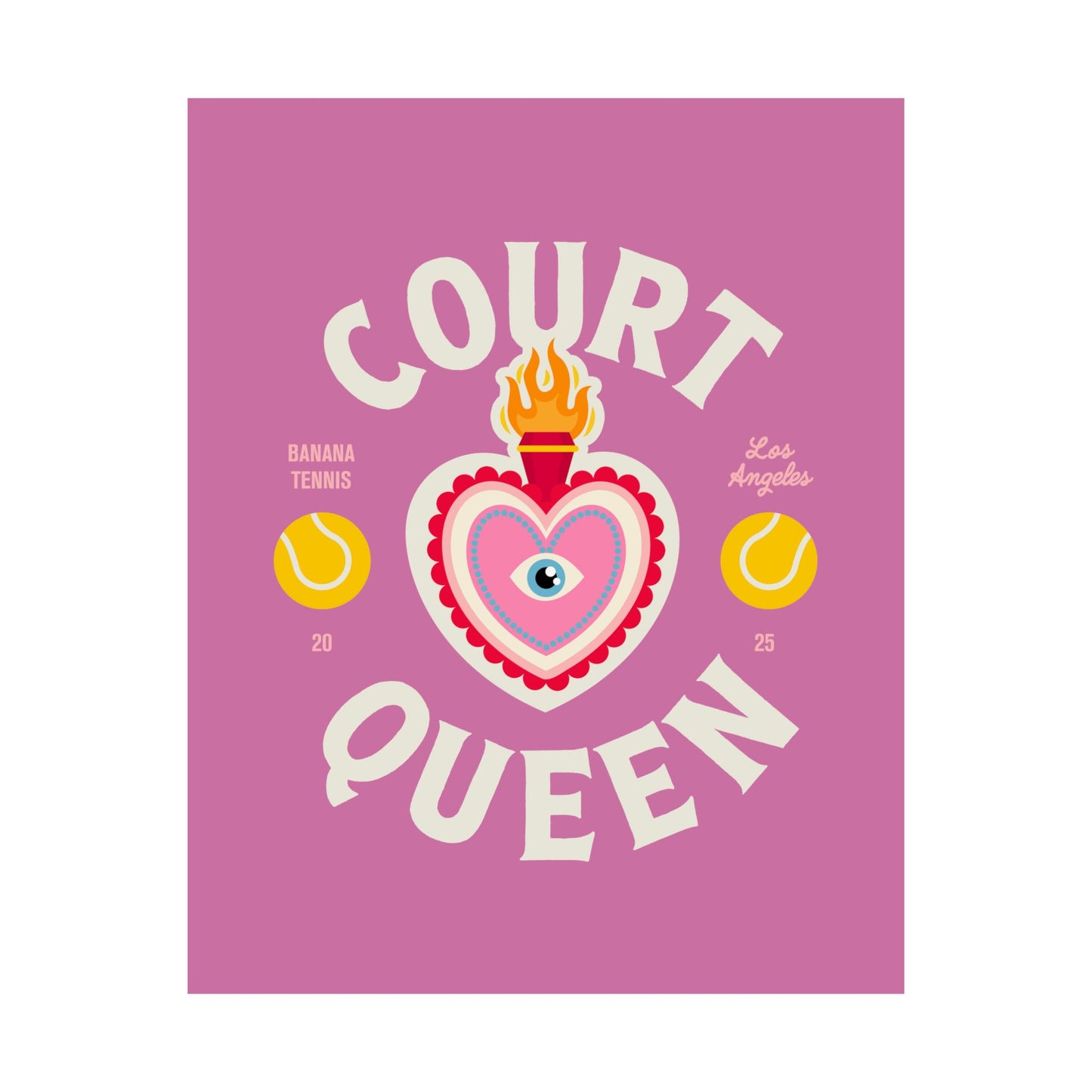 COURT QUEEN · Matte Poster