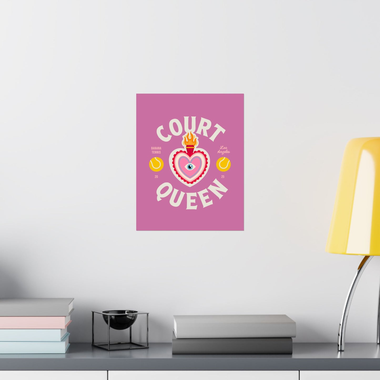 COURT QUEEN · Matte Poster