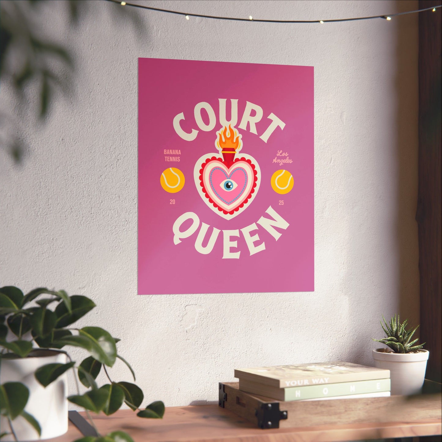 COURT QUEEN · Matte Poster