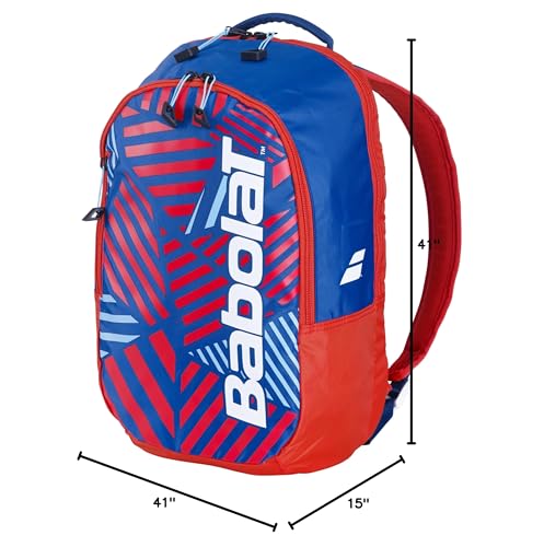 Babolat Jr Tennis Backpack (White/Blue/Red)