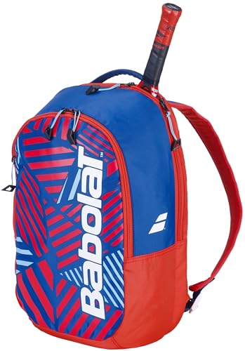 Babolat Jr Tennis Backpack (White/Blue/Red)