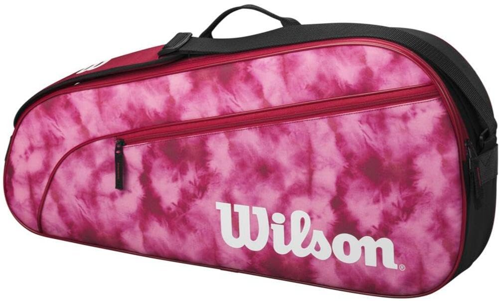 Wilson Junior Tennis Bag - Pink + Red