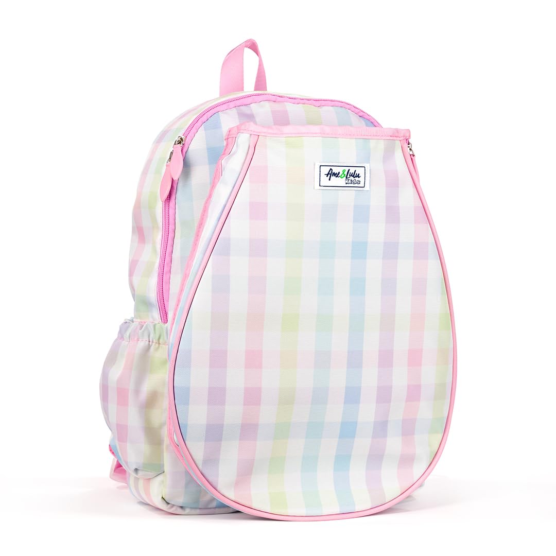 Little Love Tennis Backpack - 4/8 years old - Rainbow Gingham