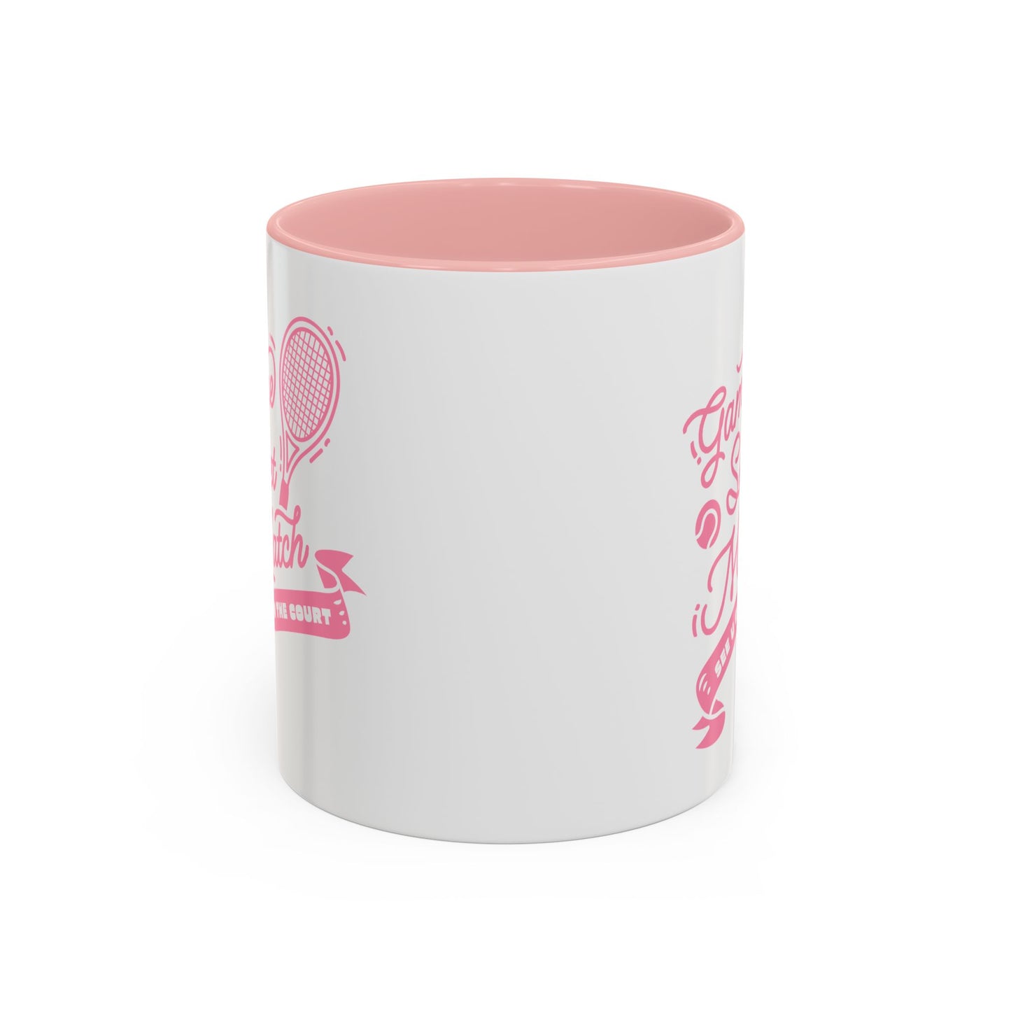 GAME SET MATCH · Tennis Mug · Pink