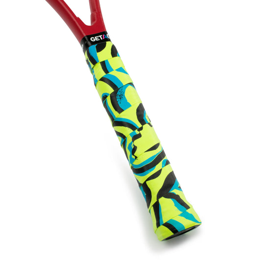 Tennis Racket Grip Tape - Lime, Black, Blue