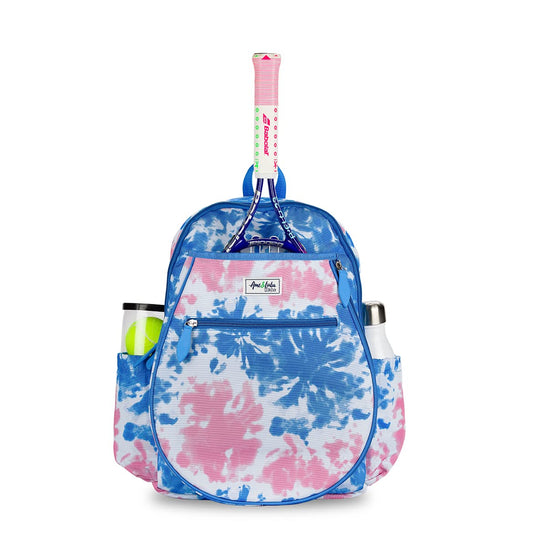 Big Love Tennis Backpack - 7/11 years old - Blue + Pink Tie Dye