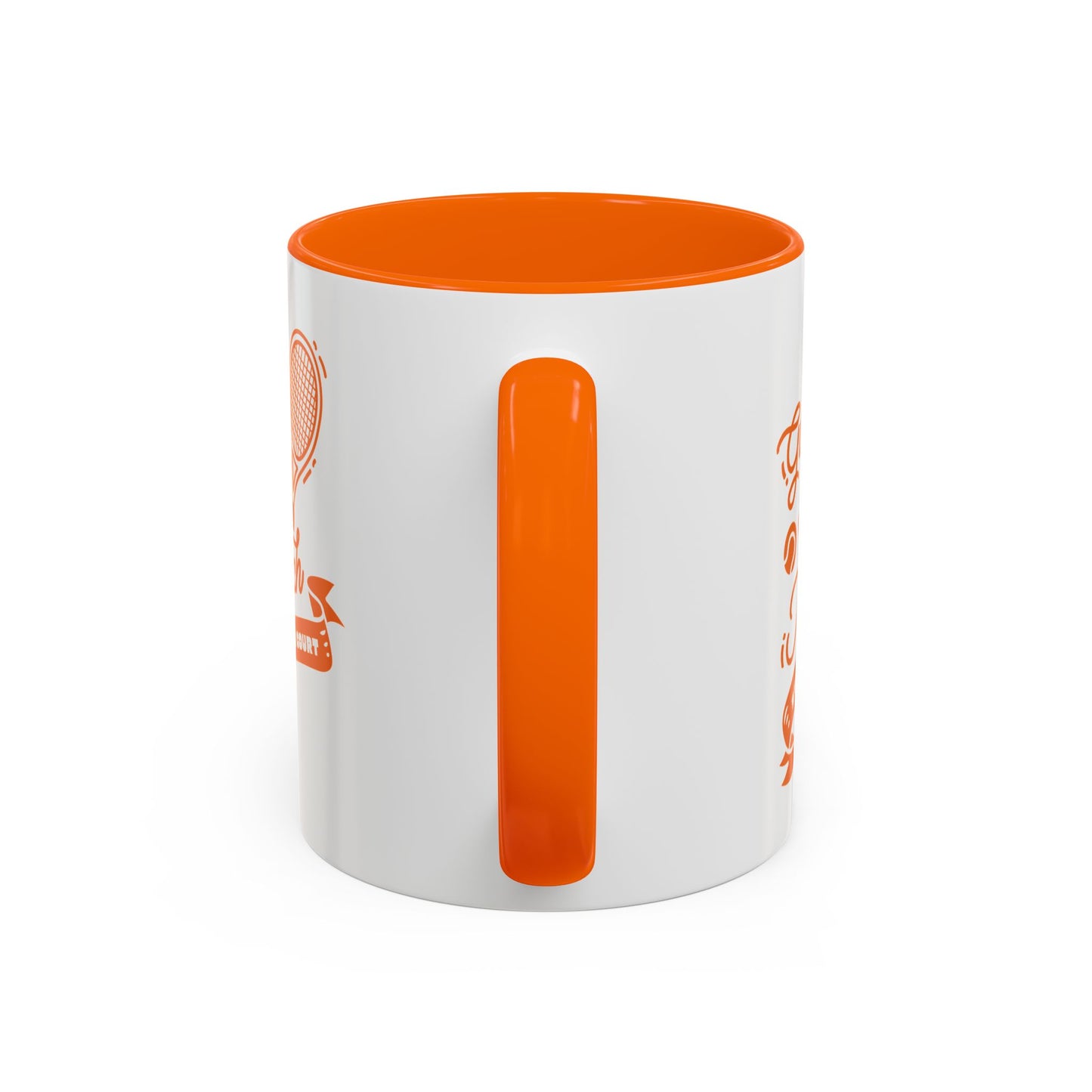 GAME SET MATCH · Tennis Mug · Orange