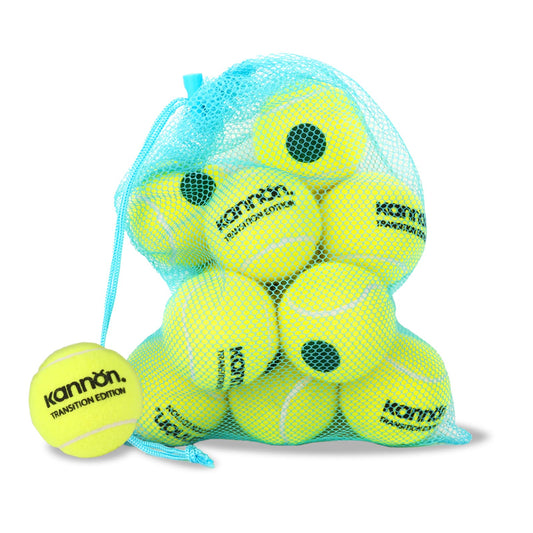 Green Dot Tennis Balls - 12 Pack