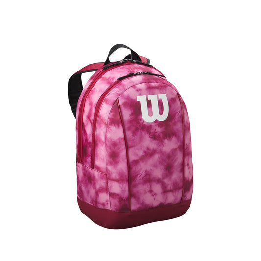 Wilson Junior Tennis Backpack - Pink + Red