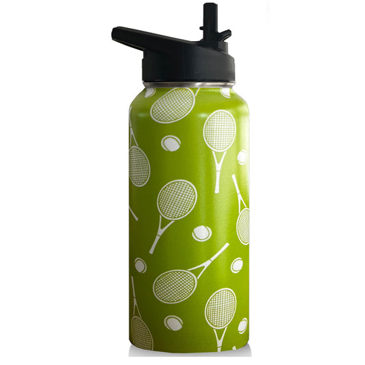 Insulated Water Bottle With Straw - 32oz