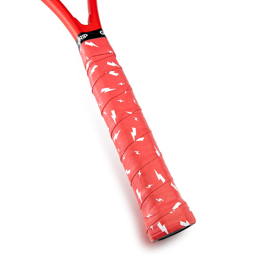 Tennis Racket Grip Tape - Red Flash