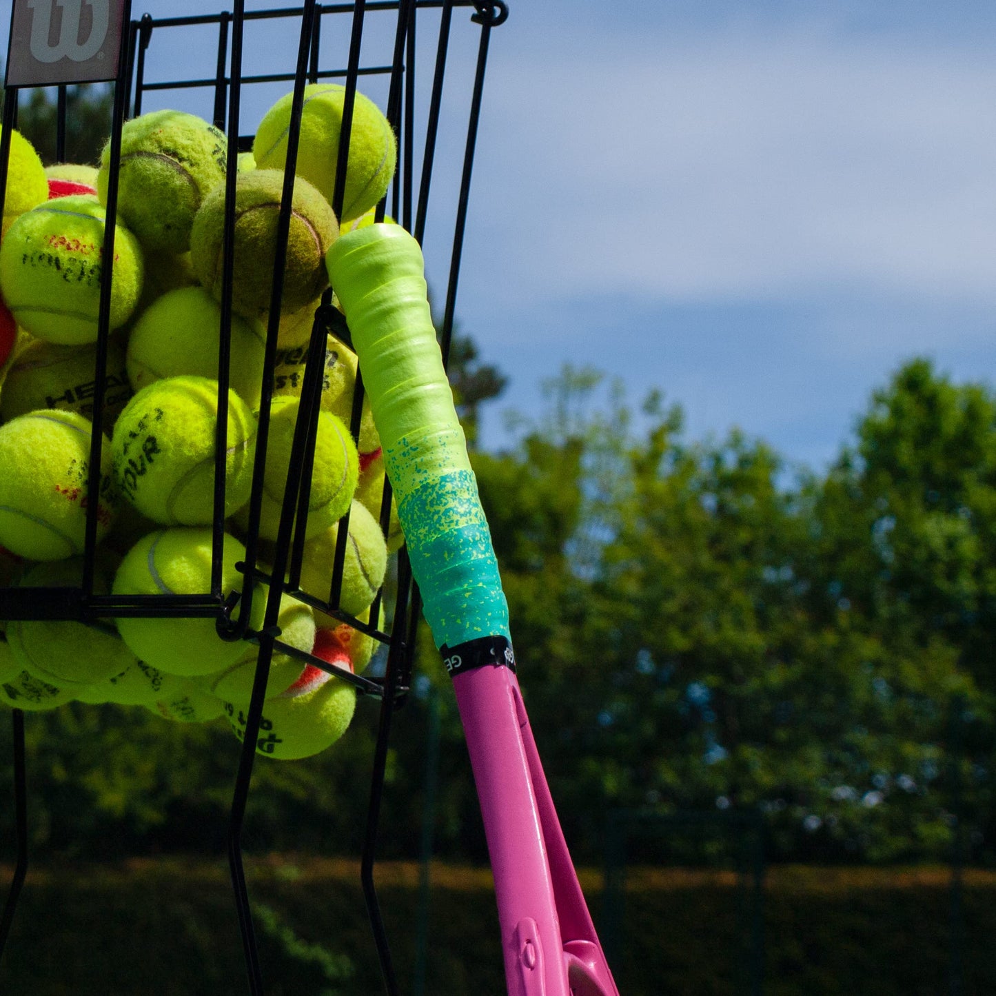 Tennis Racket Grip Tape - Neon Yellow