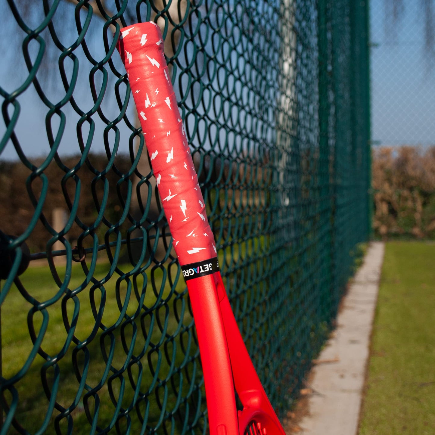 Tennis Racket Grip Tape - Red Flash