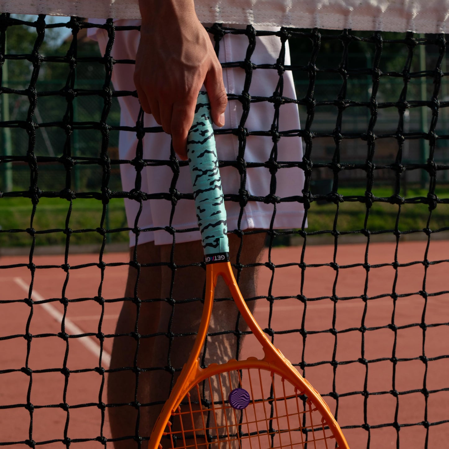 Tennis Racket Grip Tape - Camo Mint