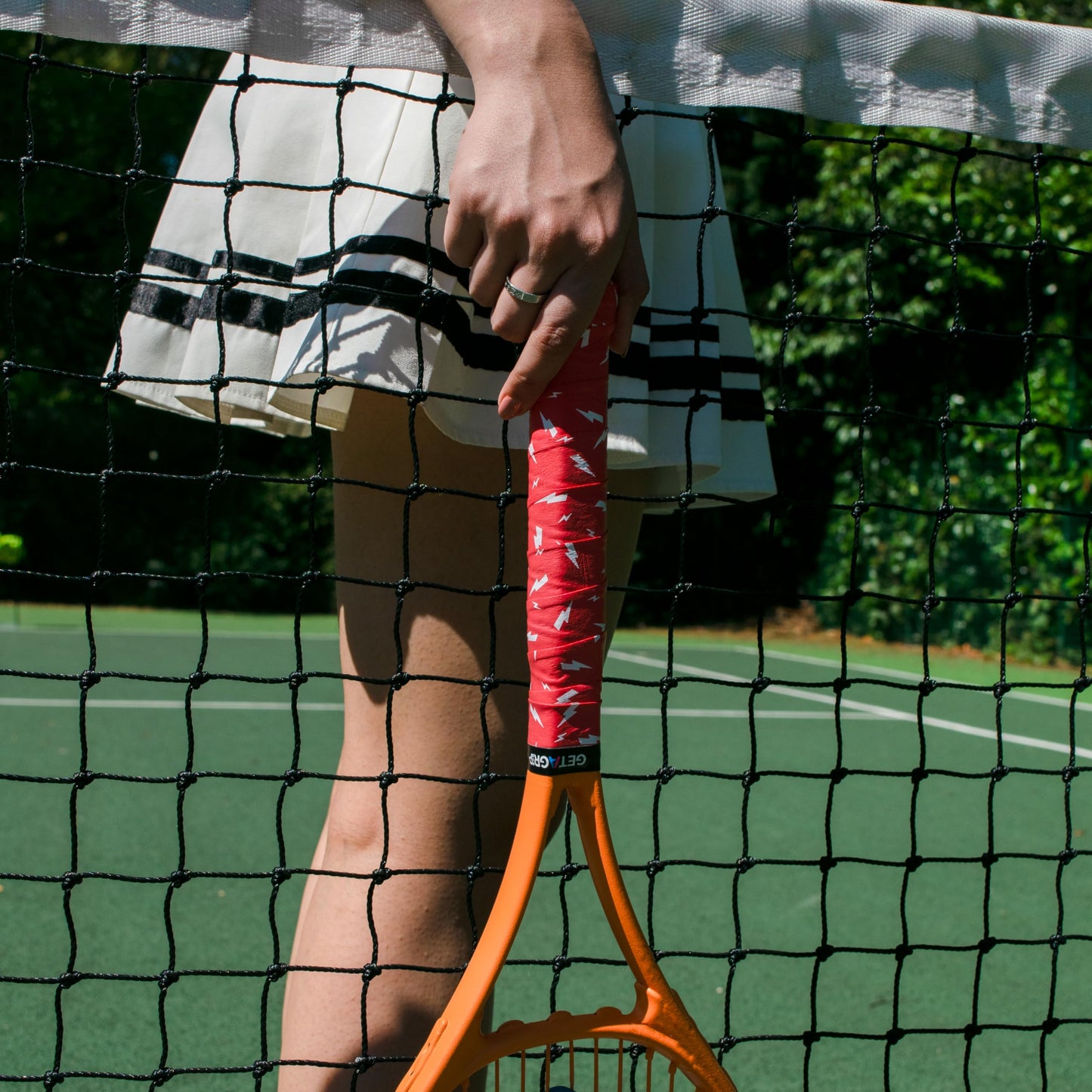 Tennis Racket Grip Tape - Red Flash