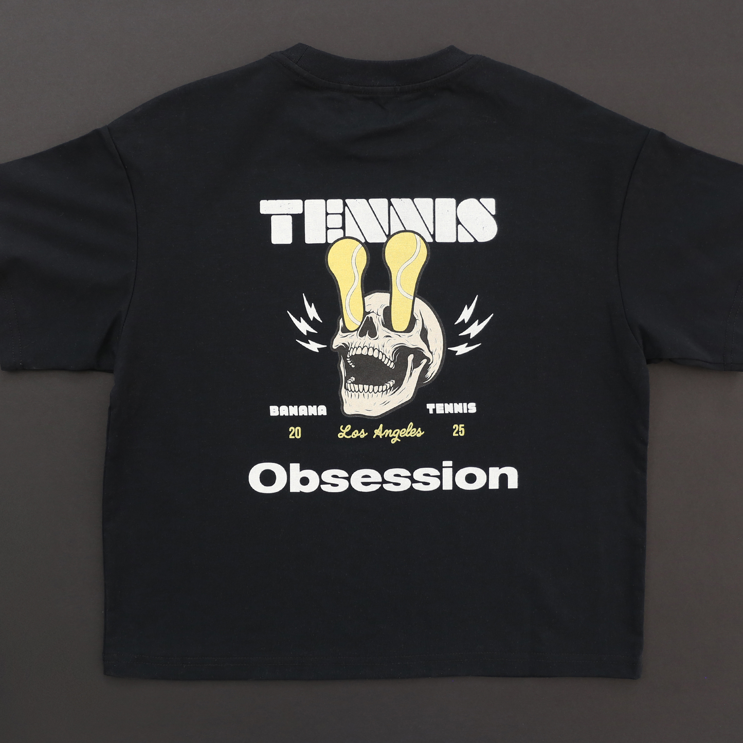 TENNIS OBSESSION · Quick-Dry Kids' T-shirt · Black