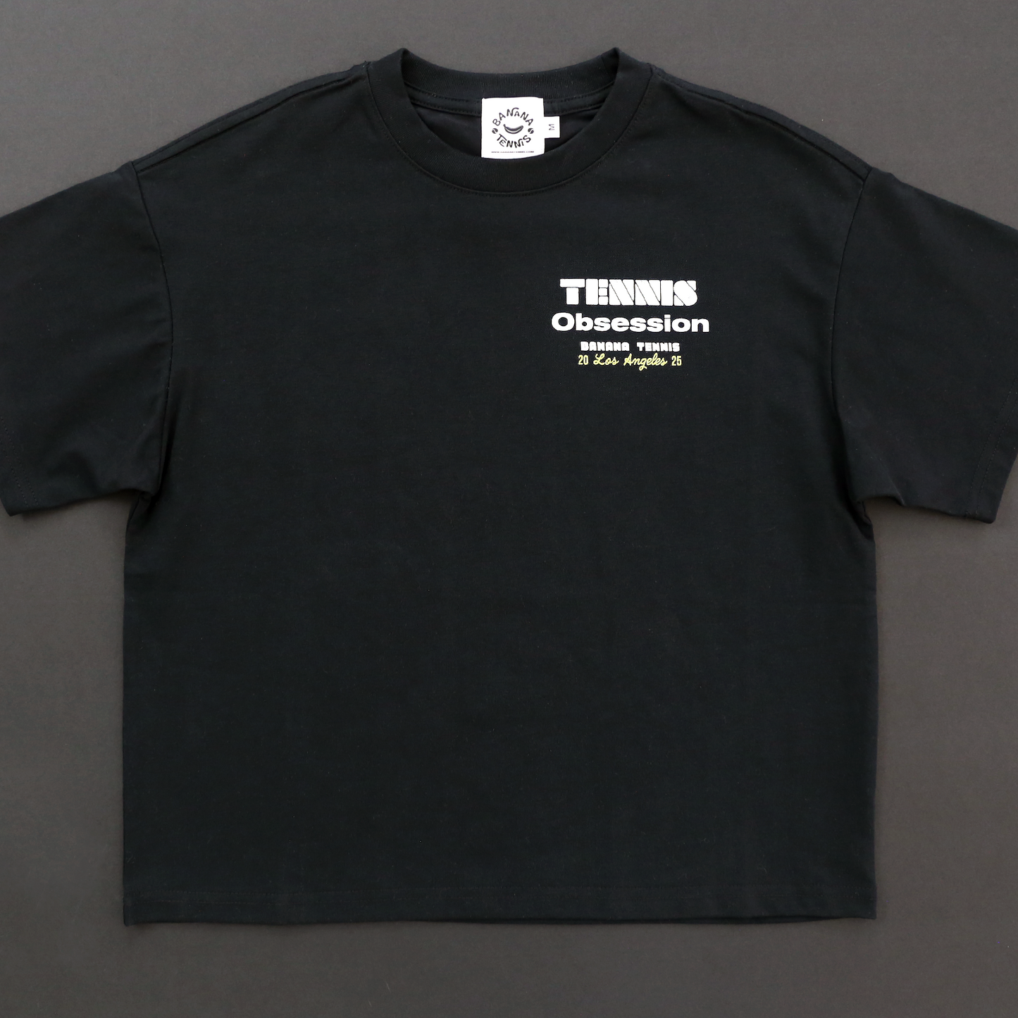 TENNIS OBSESSION · Quick-Dry Kids' T-shirt · Black