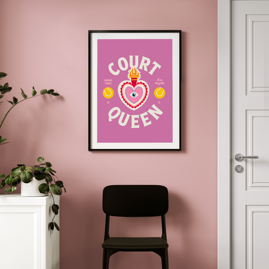 COURT QUEEN · Matte Poster