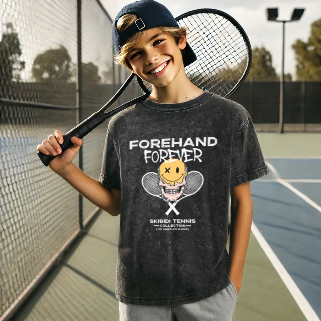 FOREHAND FOREVER · Vintage Wash Kids' T-shirt