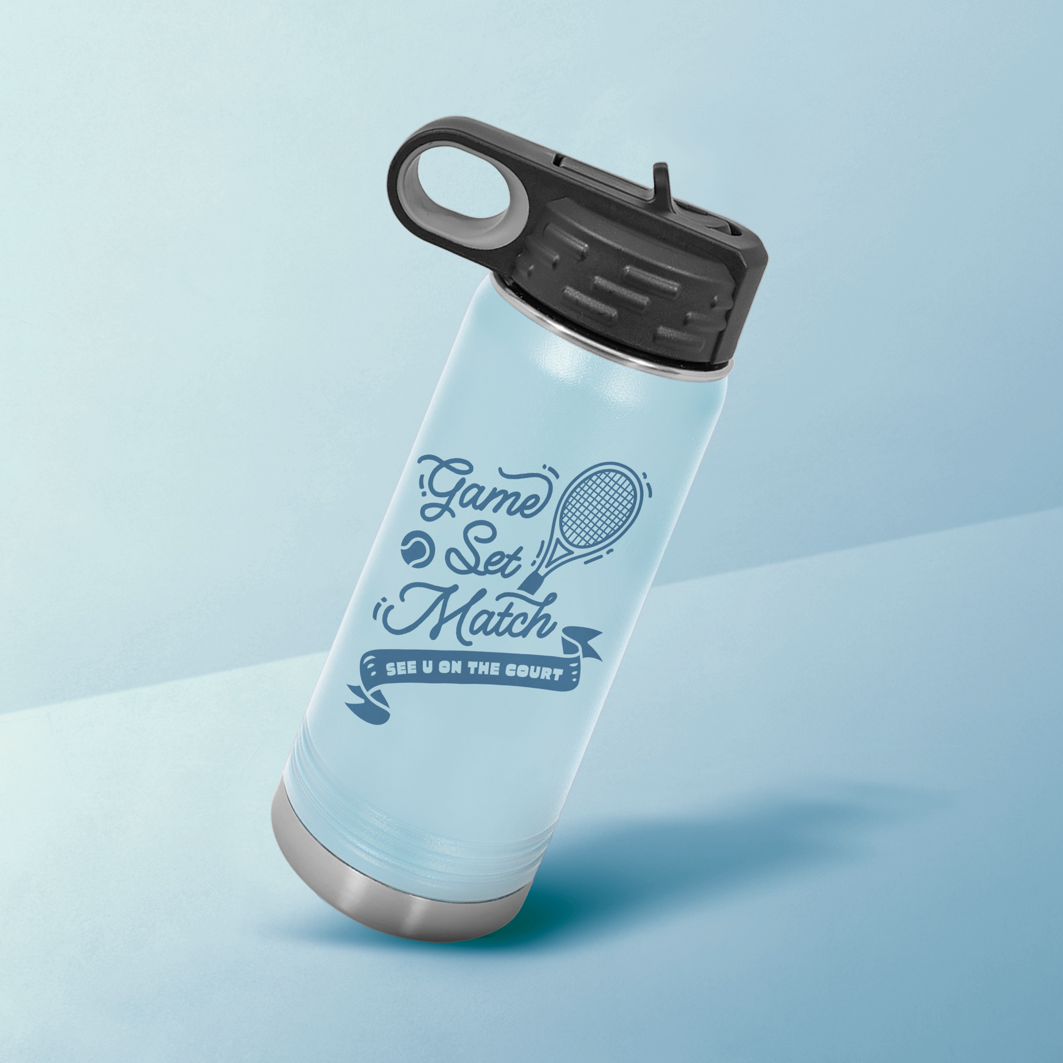 Banana Tennis Water Bottle - Thumbnail 4