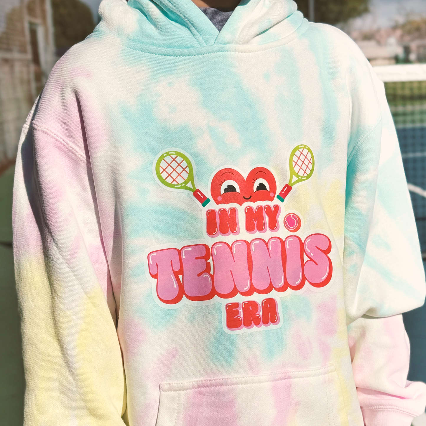 IN MY TENNIS ERA · Tie Dye Hoodie