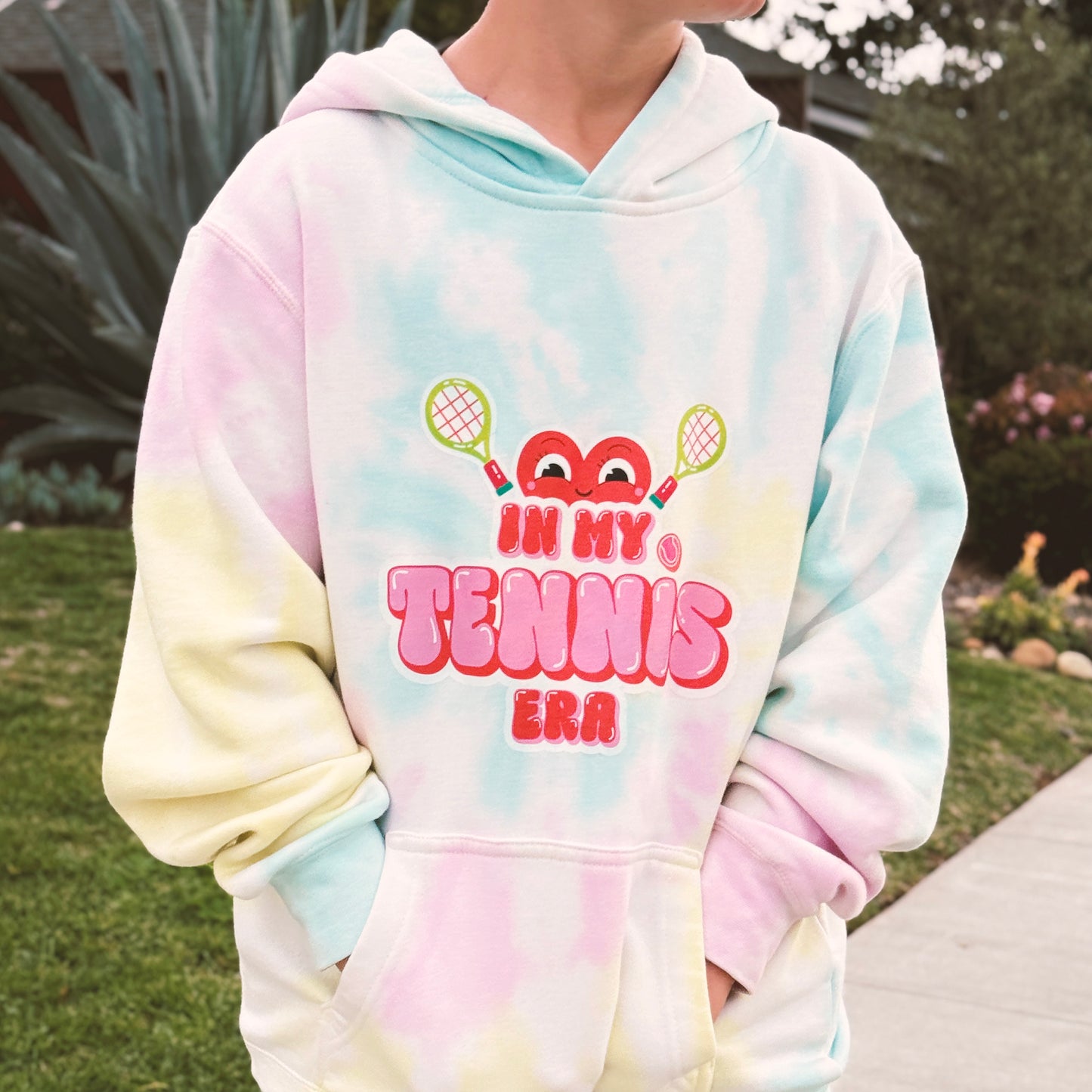 IN MY TENNIS ERA · Tie Dye Hoodie