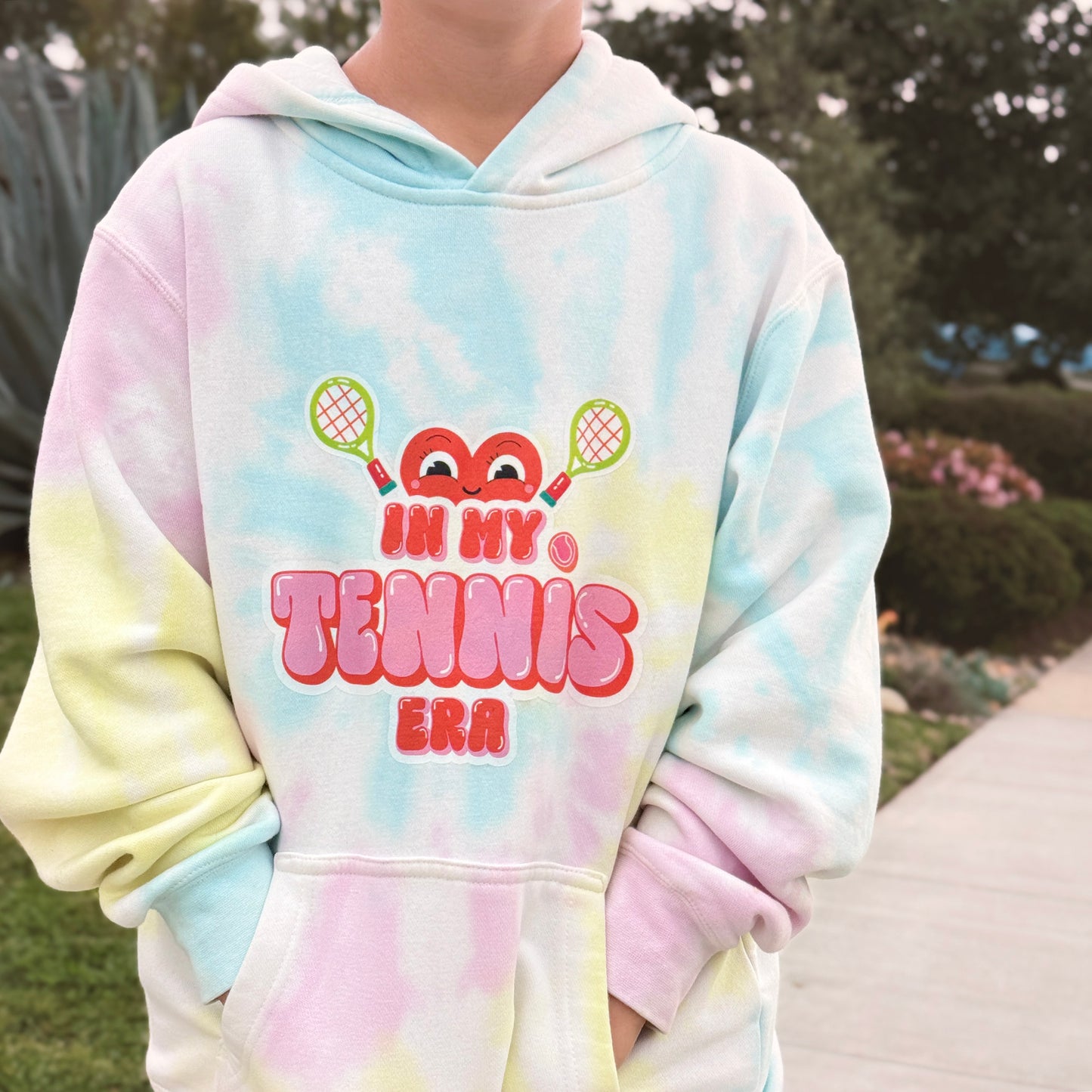 IN MY TENNIS ERA · Tie Dye Hoodie