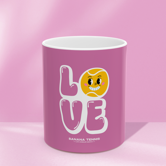 LOVE · Ceramic Mug · Pink