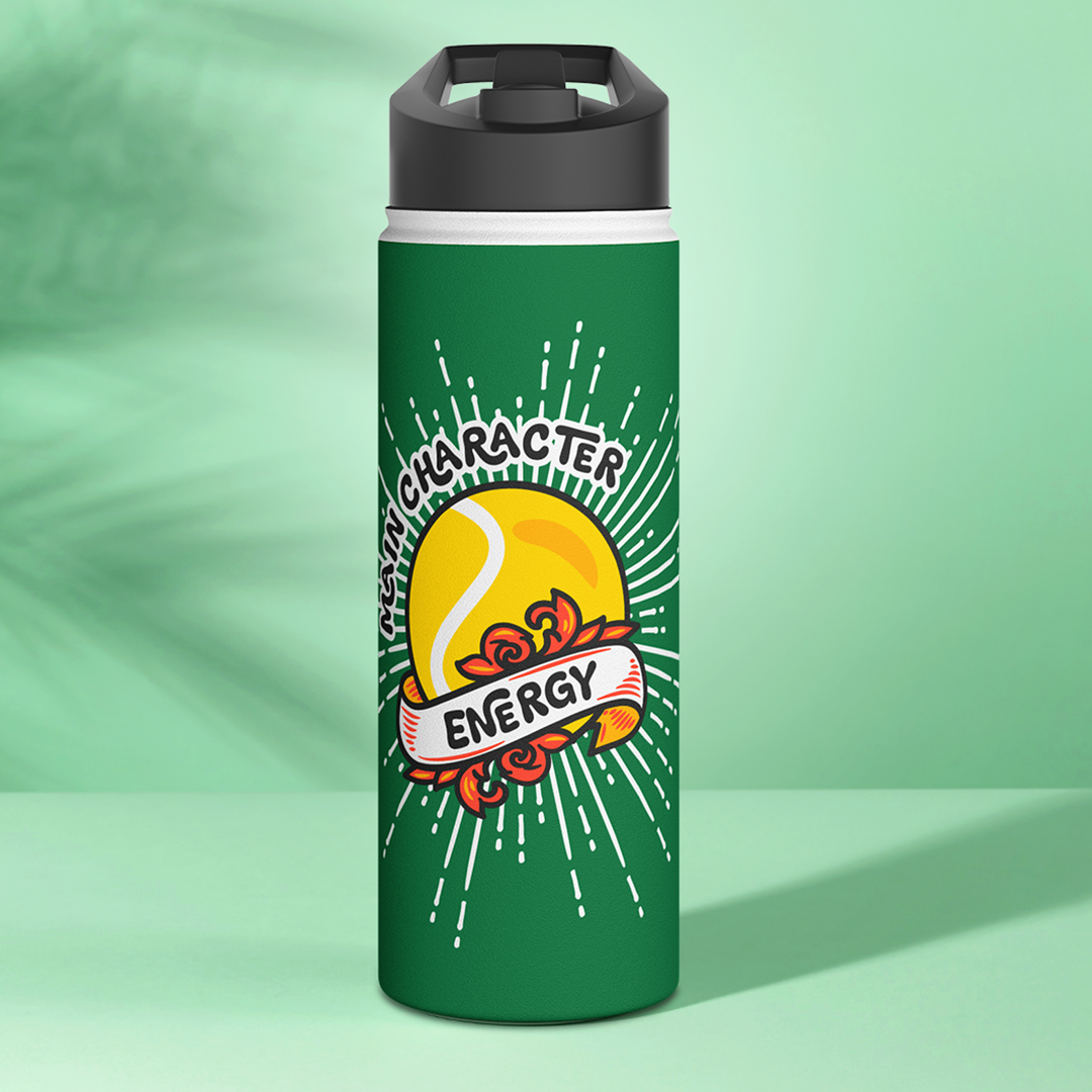 MAIN CHARACTER ENERGY · Water Bottle · Green