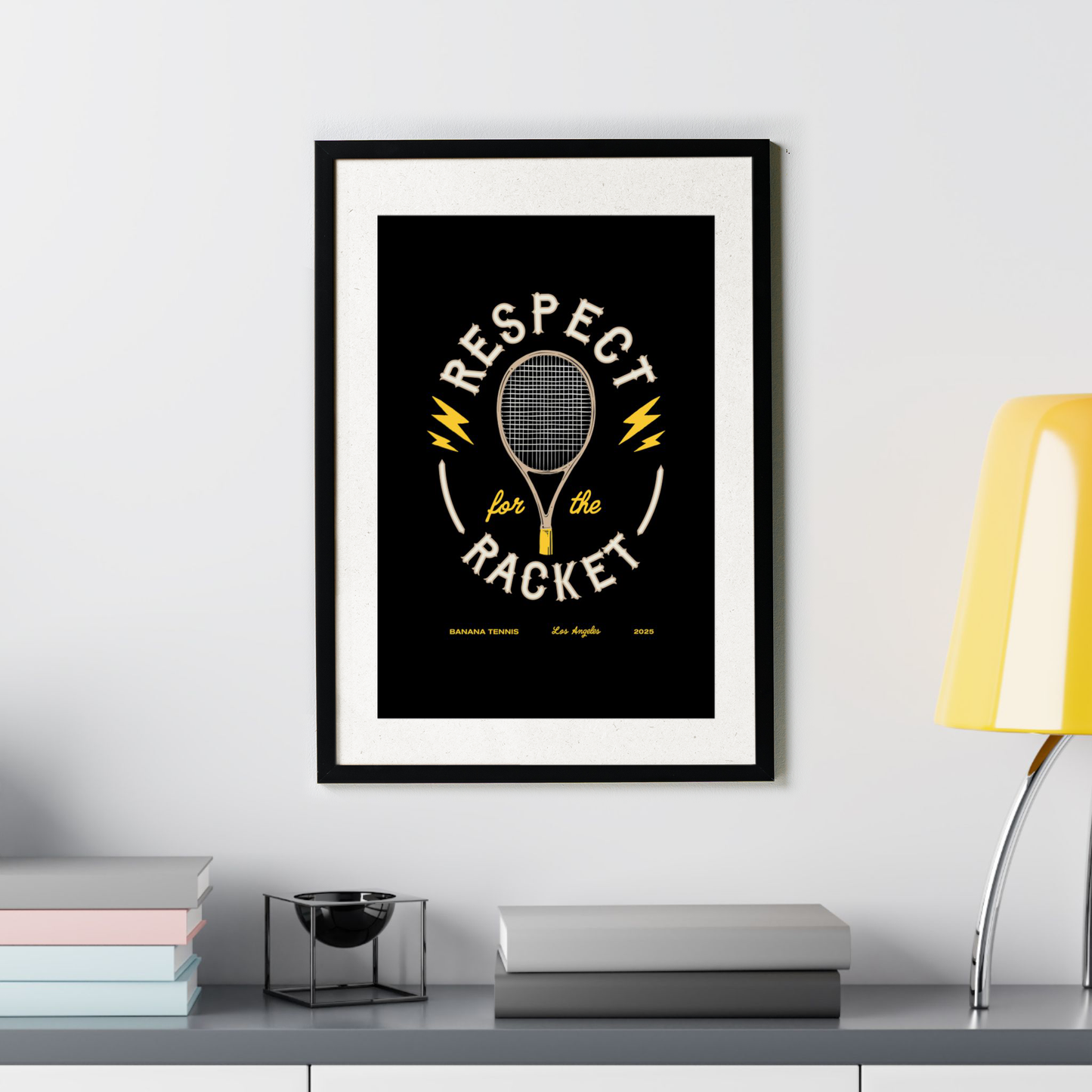 RESPECT FOR THE RACKET · Matte Poster