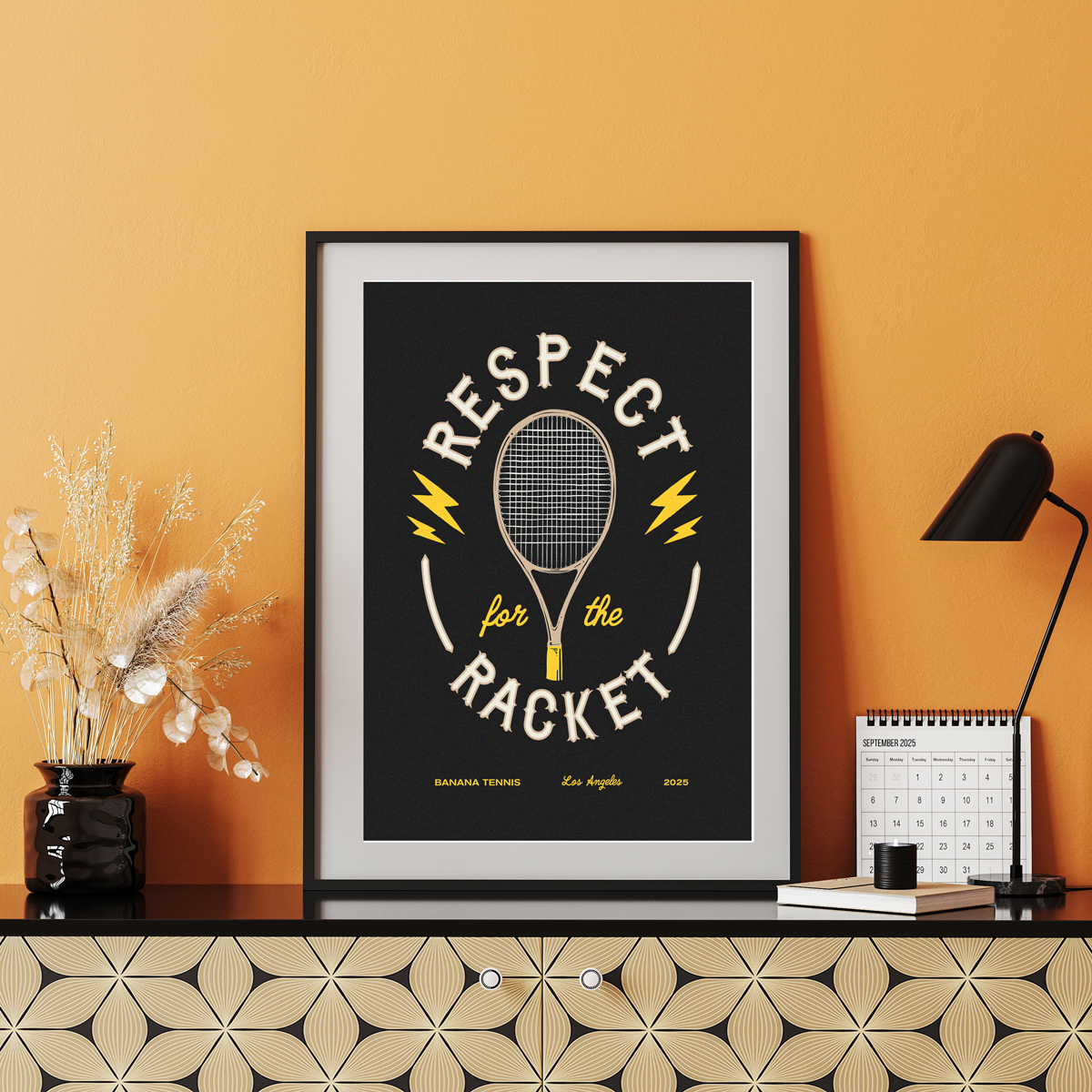 RESPECT FOR THE RACKET · Matte Poster