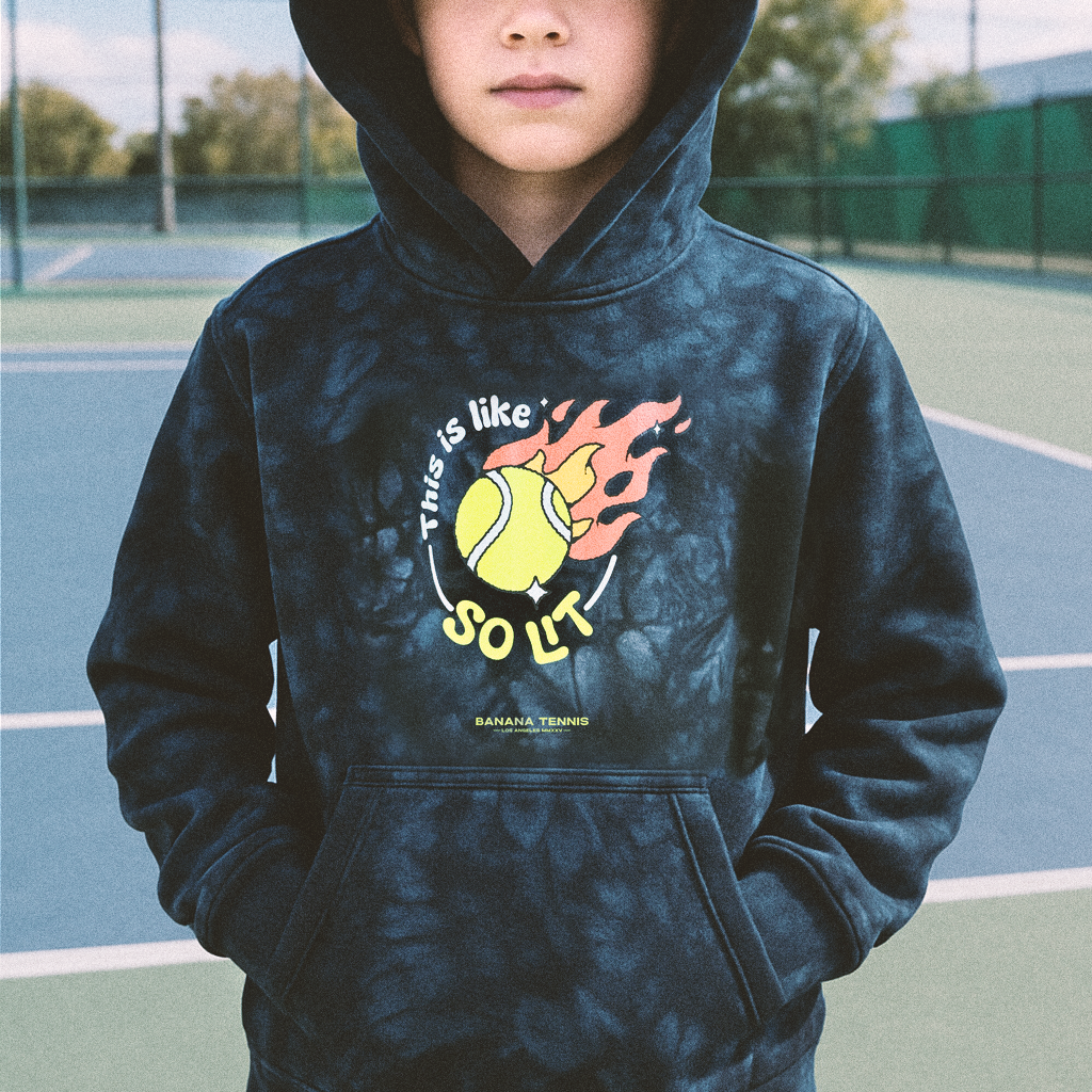 SO LIT · Tie Dye Hoodie