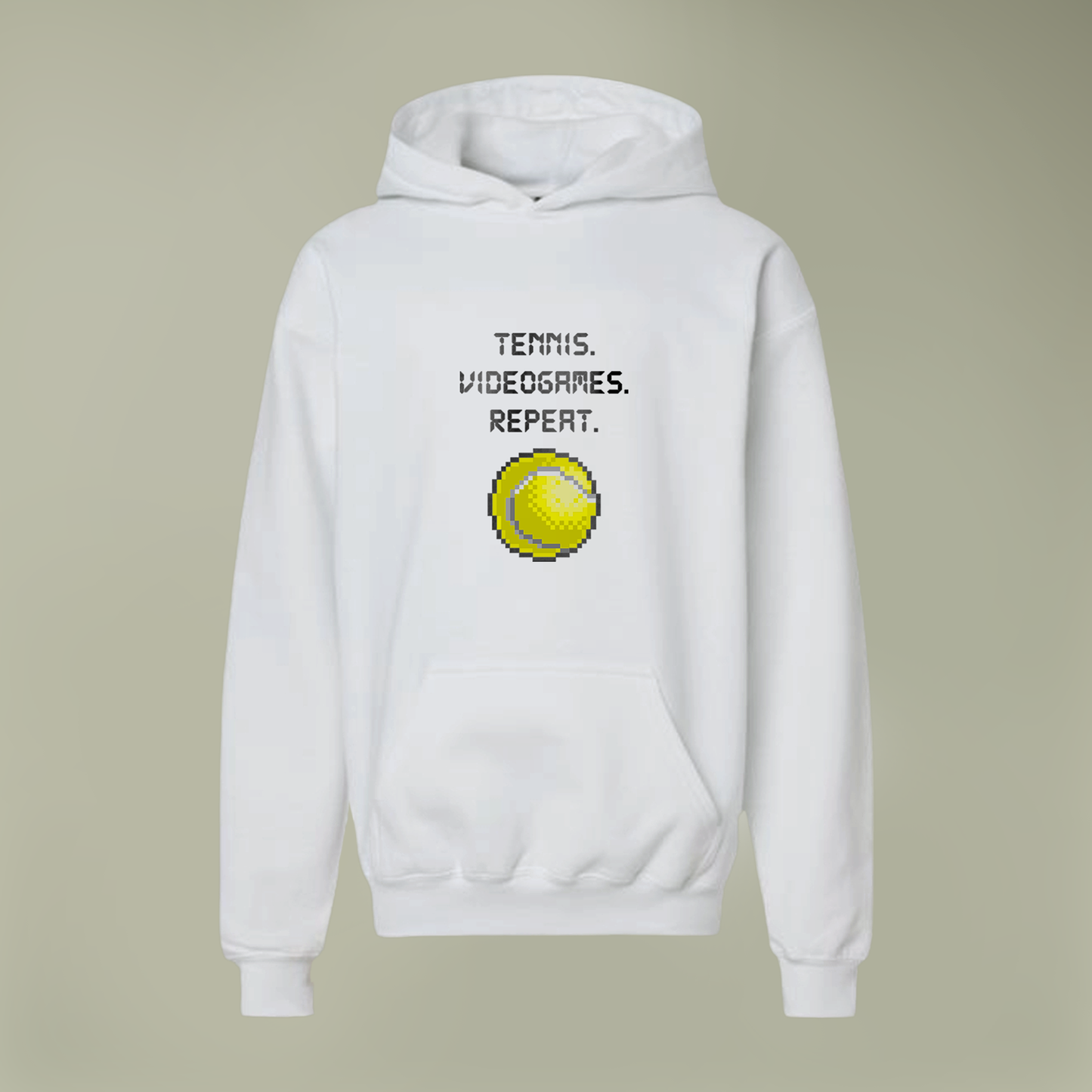 TENNIS VIDEOGAMES REPEAT · Youth Hoodie
