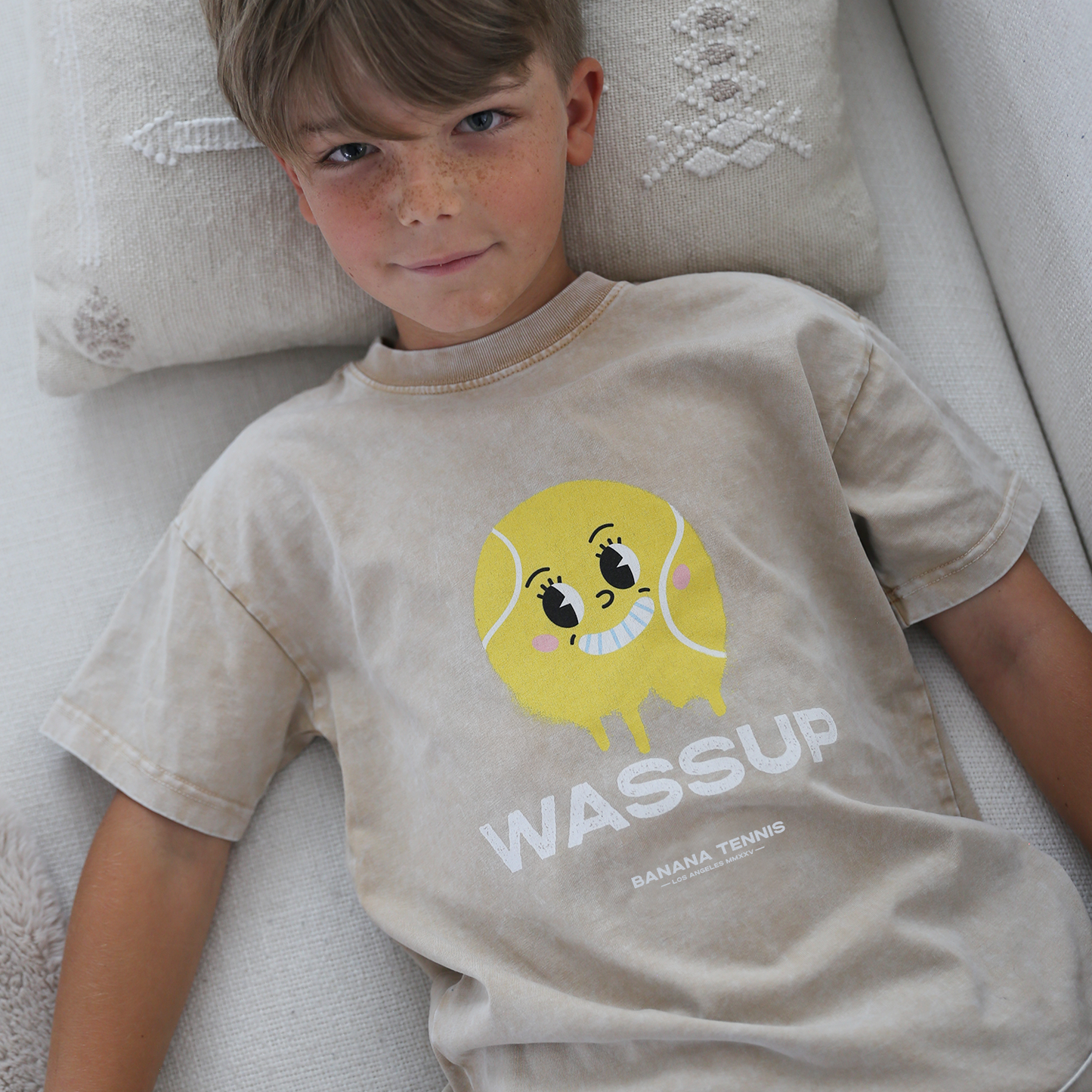 WASSUP · Vintage Wash Kids' T-shirt