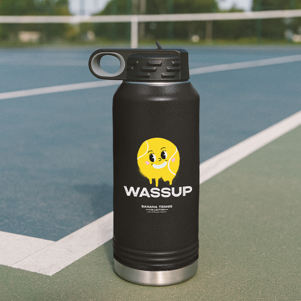 WASSUP · Stainless Steel Water Bottle · Black
