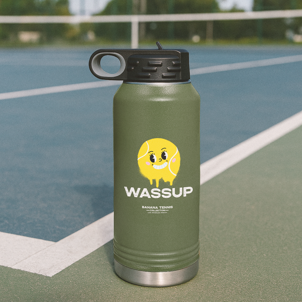 WASSUP · Stainless Steel Water Bottle · Olive Green