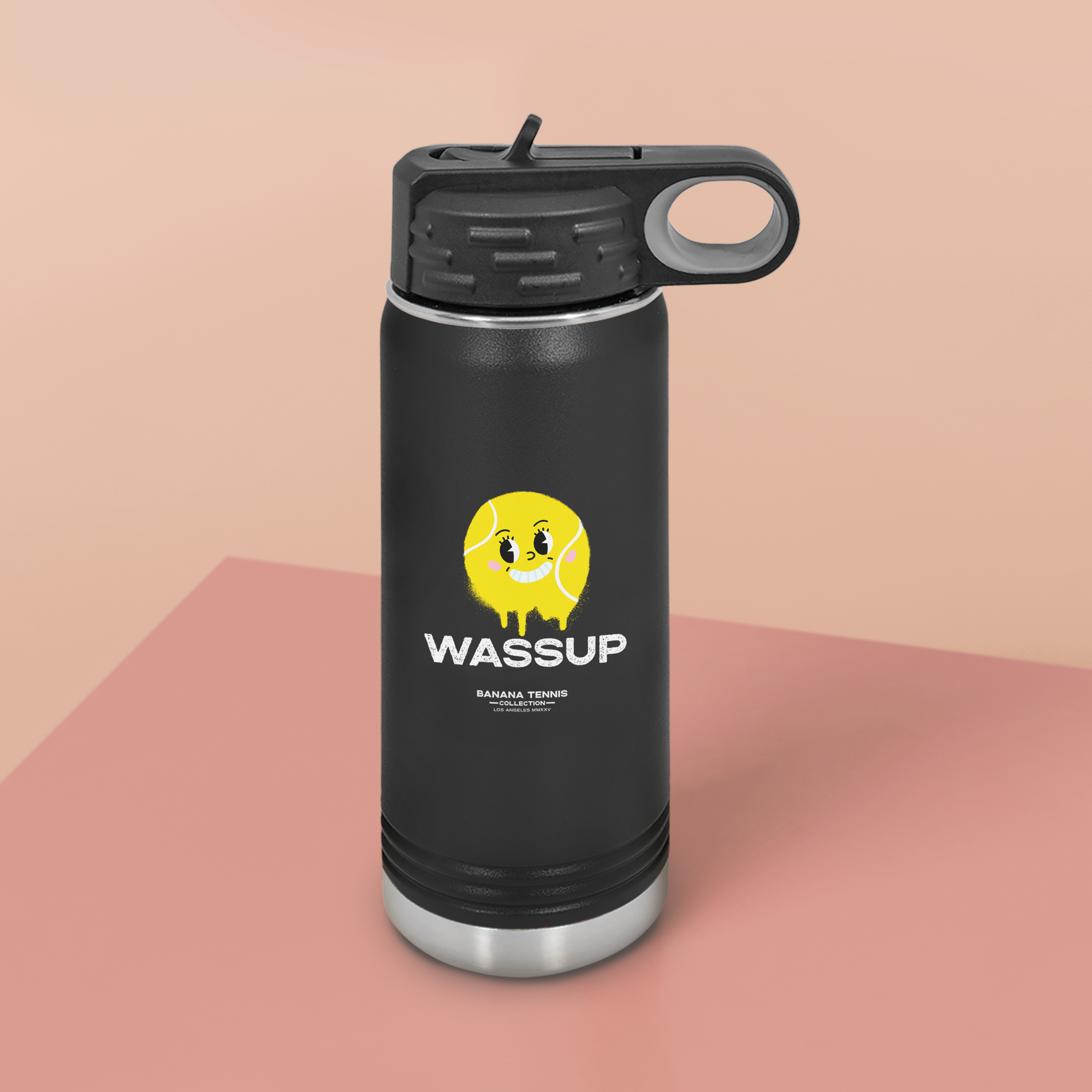 Banana Tennis WASSUP Water Bottle - Thumbnail 4