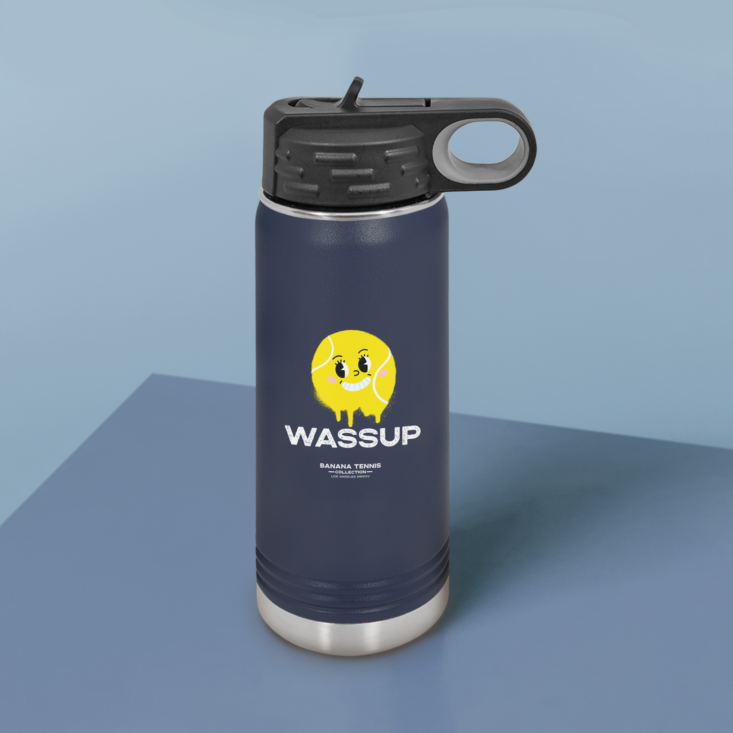 WASSUP · Stainless Steel Water Bottle - Navy